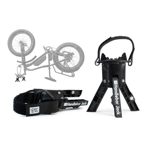 The Original Handlebar Jack Portable Repair Stand V3 | Made in the USA | 3.7" Ground Offset, for Bicycles, eBikes | Compatible w All Electric Bikes