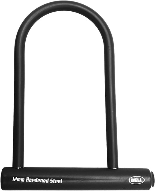 U Lock for Bikes - BELL Catalyst 300, Durable Black Security Lock