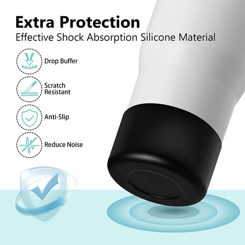 Protective Silicone Boot Anti-Slip Bottom Sleeve Cover for Water Bottle Compatible with Hydro Flask, MIRA, Simple Modern and Iron Flask Water Bottles