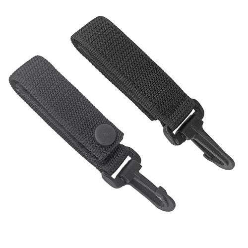 ZGJINLONG Duty Belt Keeper Key Holder Clip for 1.5"/1.75"/ 2"/2.25" Wide Nylon Police Belt Accessories Military Molle Hook Tactical Gear Clip 2 Pack