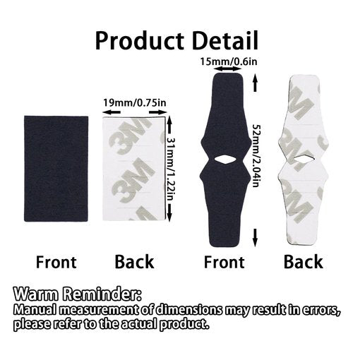 PESSILIN Arrow Rest Sticker, Anti-Slip Archery Sticker Compound Bow Drop Away Arrow Rest Felt Tape 4 Sets