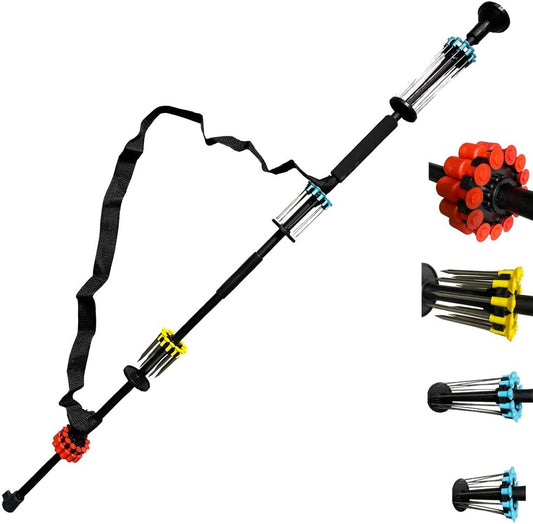 48 Inch Sporting Blowguns for Hunting & Shooting with Tactical Peep Sight and 48 Pcs Darts