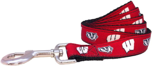 NCAA Wisconsin Badgers Collegiate Dog Leash (Large)