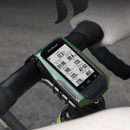 MEILAN Navihood L1 GPS Bike Computer, Navigation Bicycle Computer with Offline Maps and Dynamic Road Planning, 2.6 inch LCD Cycling GPS Unit IPX7, Compatible with ANT+ Sensors/Core/Electronic Shifting