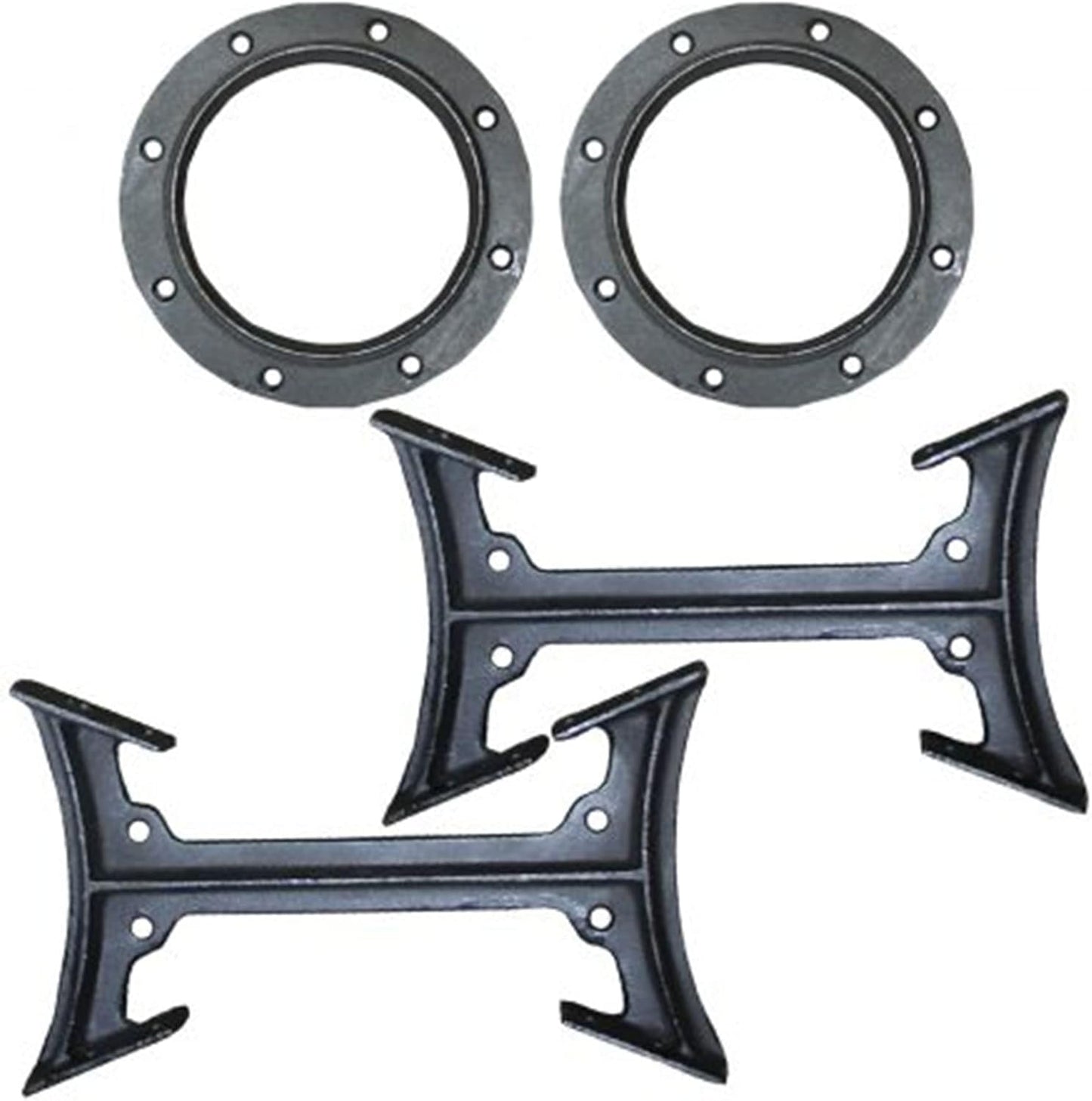US Stove BKAD500 Cast Iron Double Barrel Camp Stove Adapter Kit