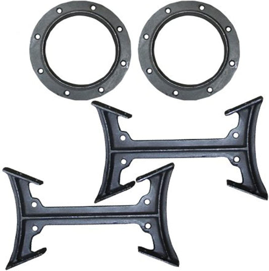 US Stove BKAD500 Cast Iron Double Barrel Camp Stove Adapter Kit