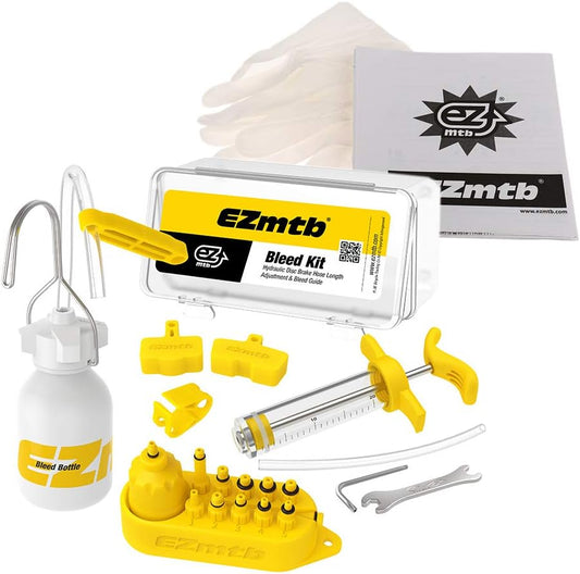 Mountain Bike Hydraulic Disc Brake DOT Mineral Oil Bleed Kit for AVID Formula Hanyes Echo Shimano Tekro HS33 Magura Nutt (Normally Combination)