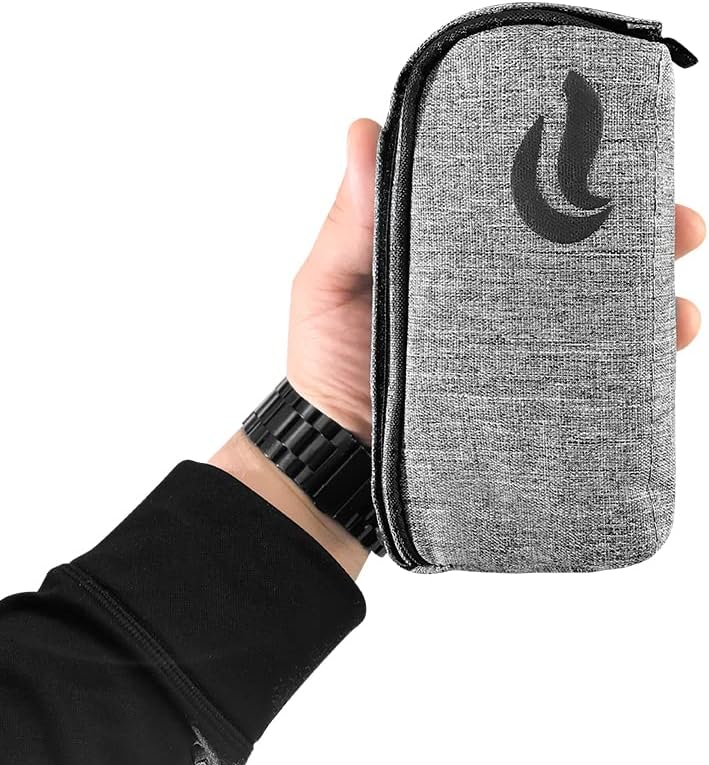 Travel Pack Smell Proof 6" Case Black with SK9 Premium odorless Technology US PATENT NUMBER D816,984 S