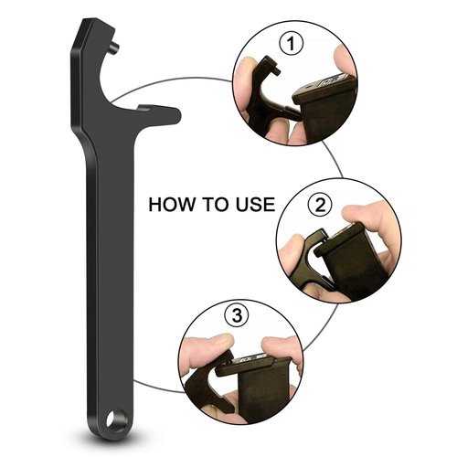 Tool Kit for Glock with Front Sight Remove Pin Punch Magazine Disassembly Cleaning for Glocks 19 19x 17 26 27 43 43x Accessories
