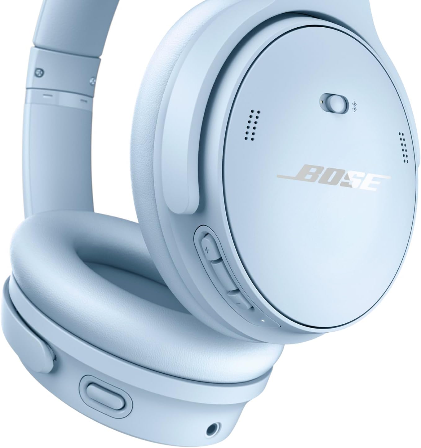 Bose QuietComfort Bluetooth Headphones, Wireless Headphones with Active Over Ear Noise Cancelling and Mic, Deep Bass, Up to 24 Hours of Playtime, Sandstone