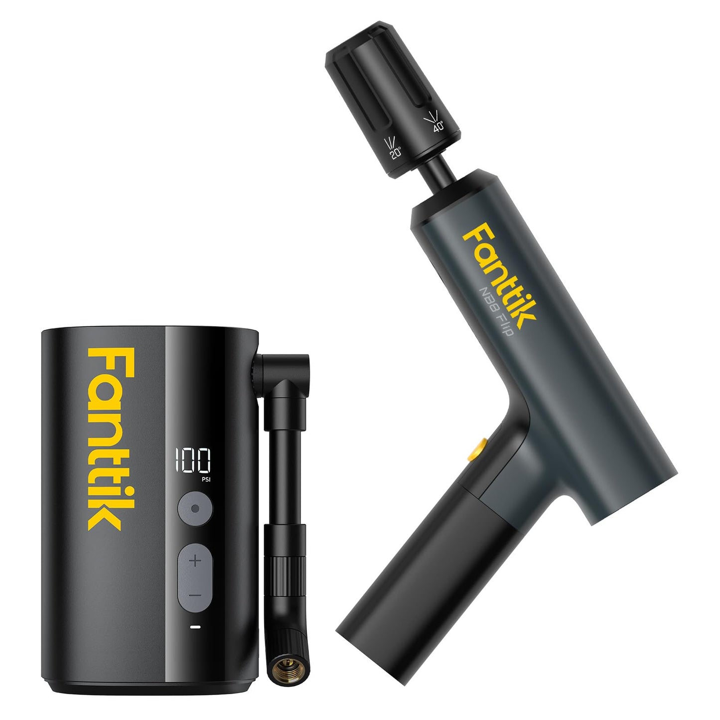 Fanttik X9 Ace Mini Bike Tire Pump & Fanttik NB8 Flip Portable Cordless Electric Sprayer