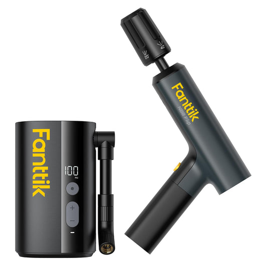Fanttik X9 Ace Mini Bike Tire Pump & Fanttik NB8 Flip Portable Cordless Electric Sprayer