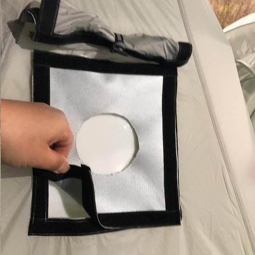 Tent Stove Jack, Heat-Resistant Stoves Jack Kit Removable Tent Chimney Anti-scald Ring with Waterproof Cover for Camping Tents