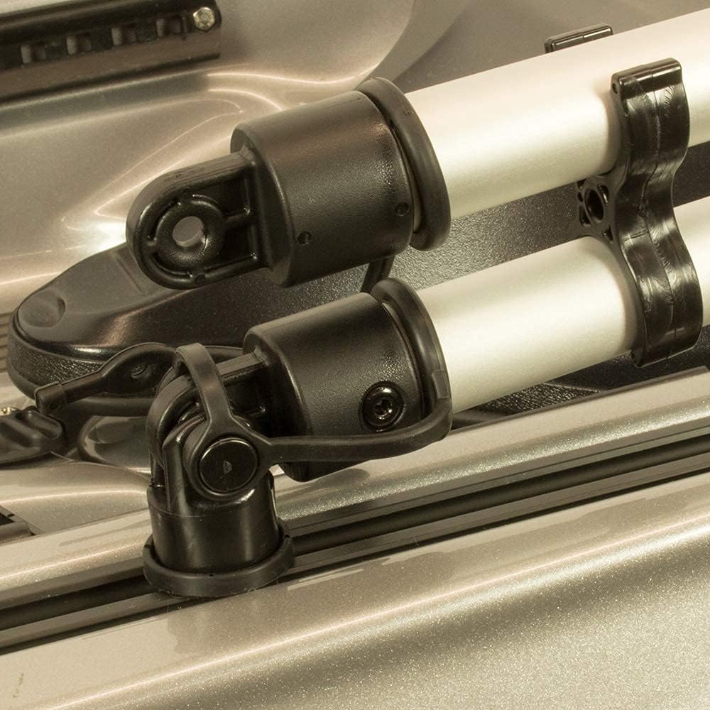 YakAttack CommandStand Universal Kayak Stand Assist Bar | Adjustable Width | Includes Paddle Holders & Accessory Mounts | Track or Flat Mount | Folding Frame | Made in USA