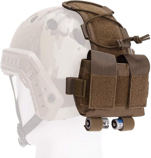 EMERSONGEAR Molle Tactical Helmet Battery Pouch Removable Gear Pouch Tactical Fast Helmet Accessories Counterweight Bag, Counterbalance Weight Bag