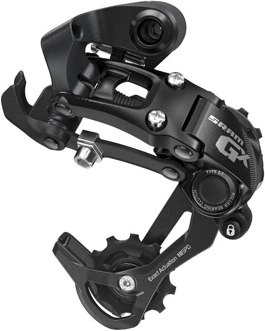 Sram GX Type 2.1 Long Cage Rear Derailleur for MTB - 10-Speed, Black