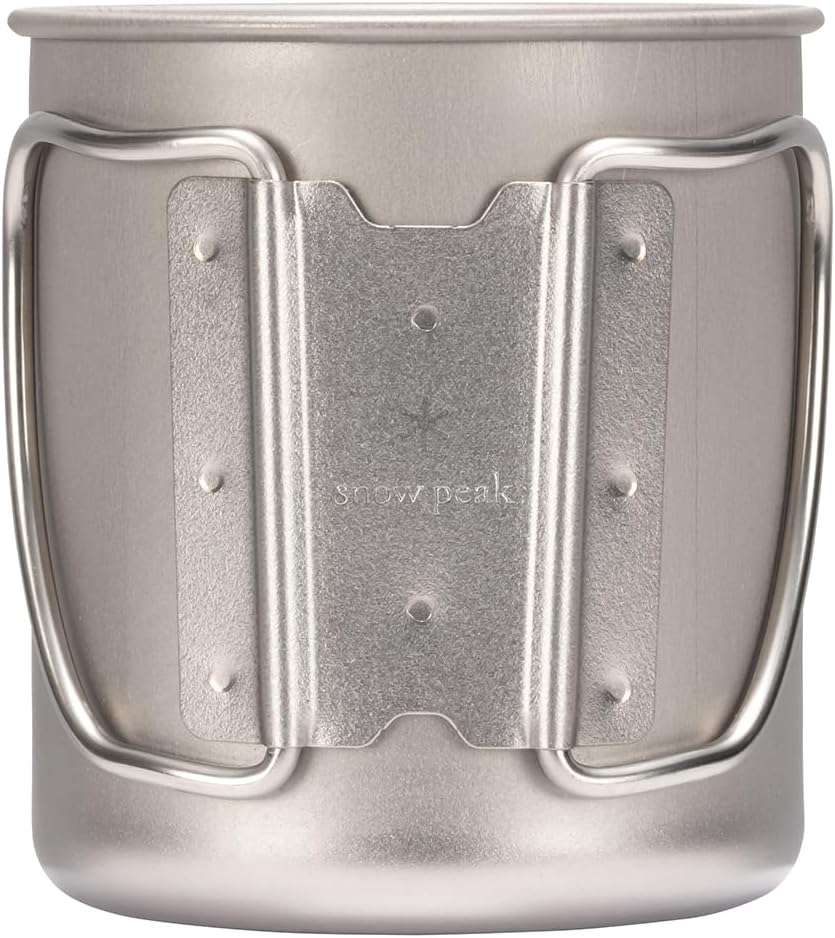 Snow Peak MG-142 Mug, Titanium Single Mug, Capacity 10.1 fl oz (300 ml), Lightweight, Outdoor Camping