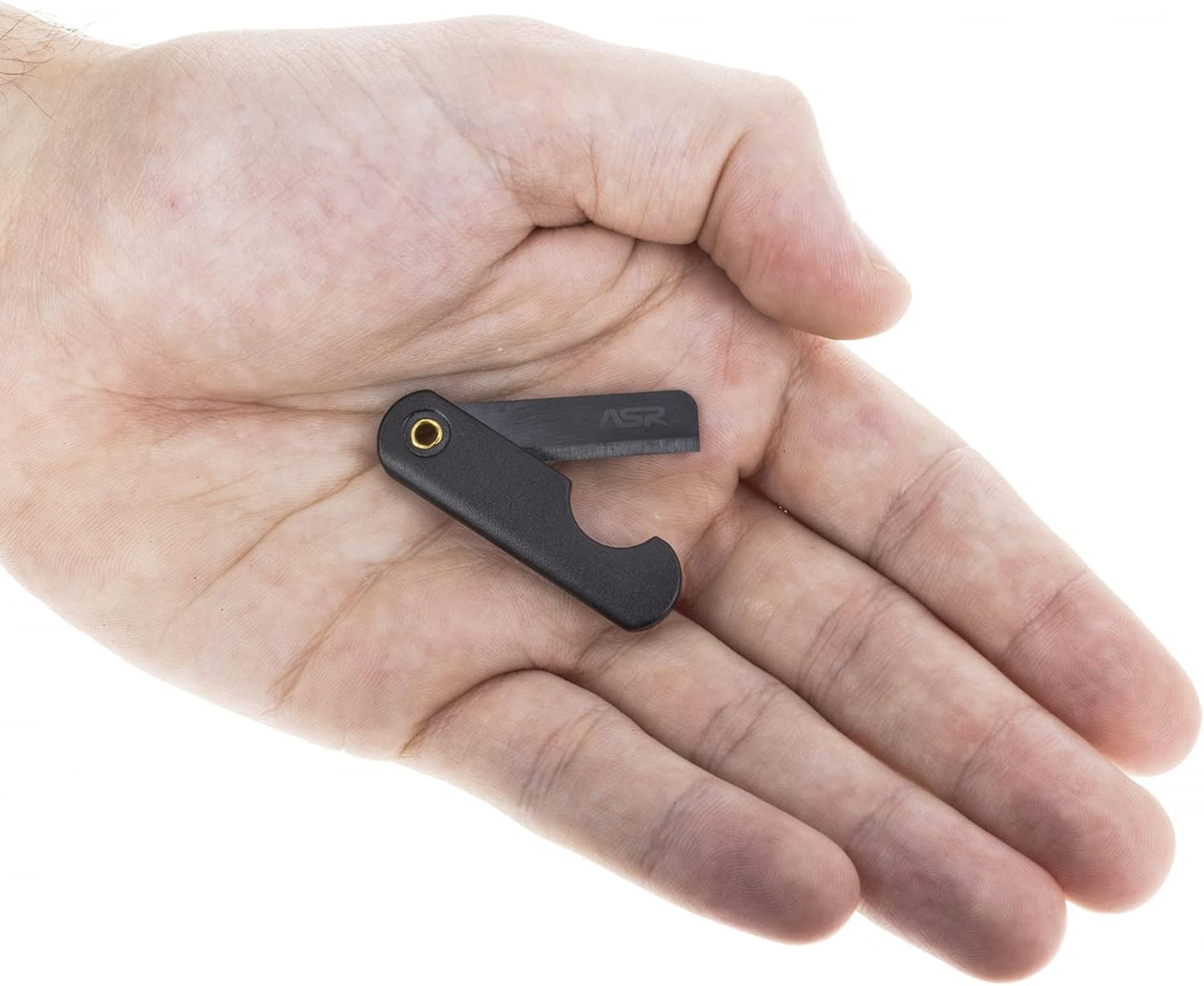 ASR Tactical Folding Ceramic Razor Blade, Micro EDC Escape Knife Survival Tool