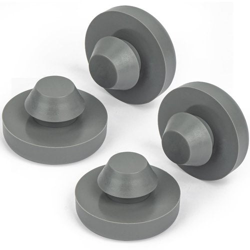Omoojee 4 Pcs Rack Replacement Cooler Feet, Non-Slip Rubber Feet for Most 20qt 45qt 65qt 110qt 145qt Coolers, Compatible with Yeti Coolers, Prevent Sliding, Gray
