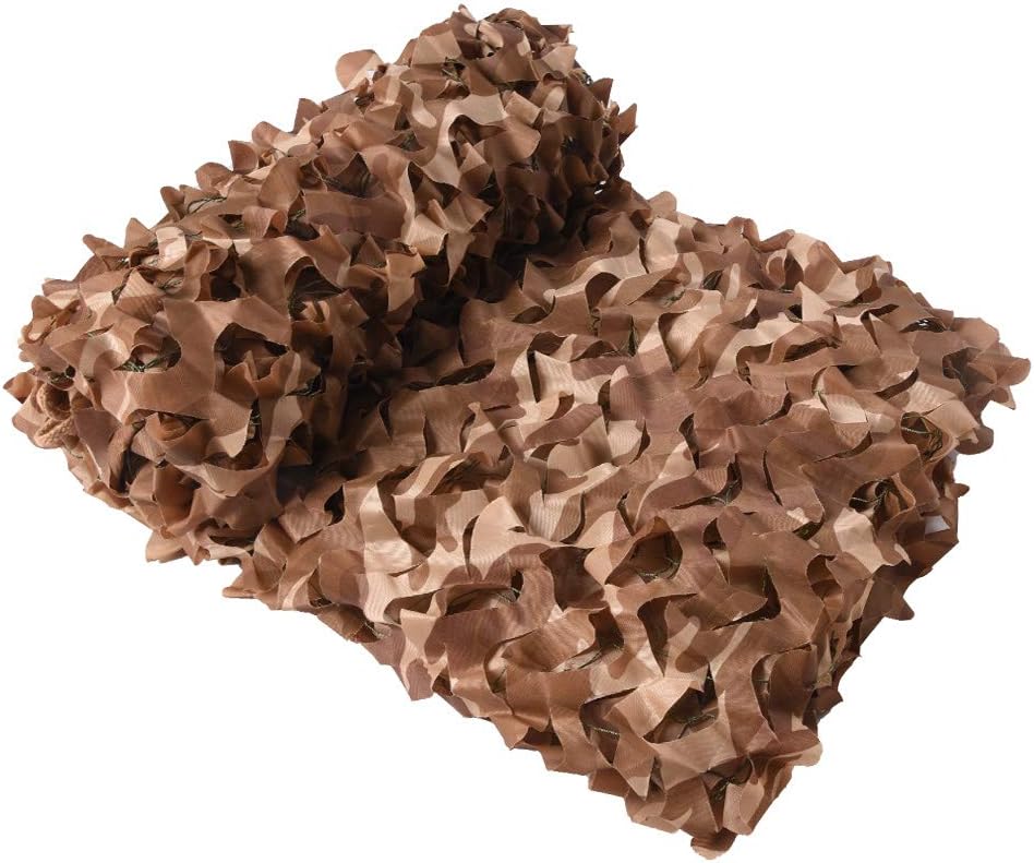 HYOUT Camo Netting Camouflage Net Bulk Roll for Hunting Blinds Ghillie Sunshade, Camping, Military Party Decoration