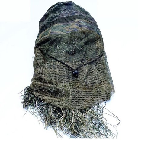 Camo Face Mask Hunting Hats Ghillie Face Mask Turkey Camo Hunter Headwear Hunting Mask Accessories (Woodland)