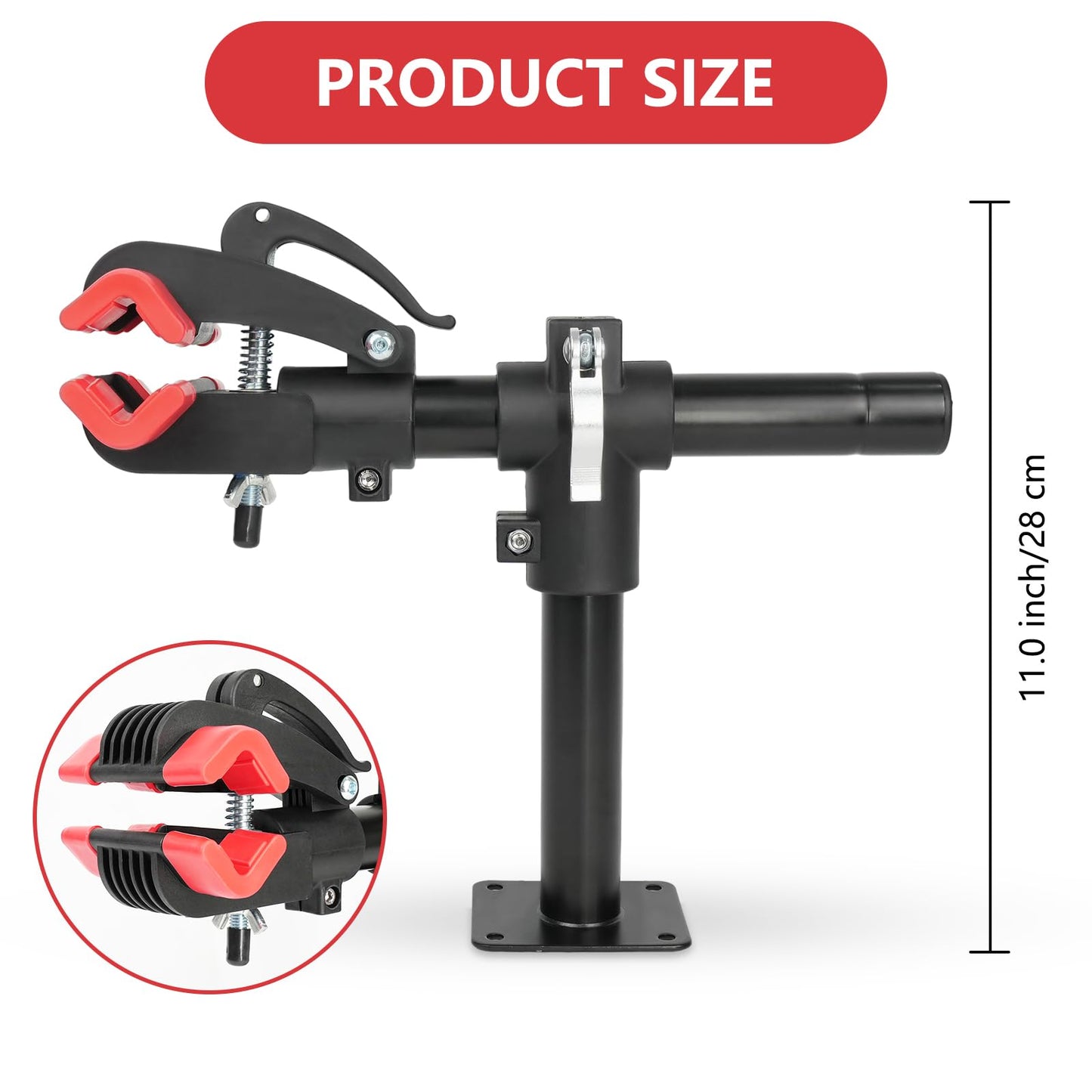 Auwey Bike Repair Stand Wall Mount Bike Repair Workstand Bike Workbench Bicycle Maintenance Rack Bicycle Repair Rack Bike Clamp Height Adjustable Bicycle Maintenance Stand