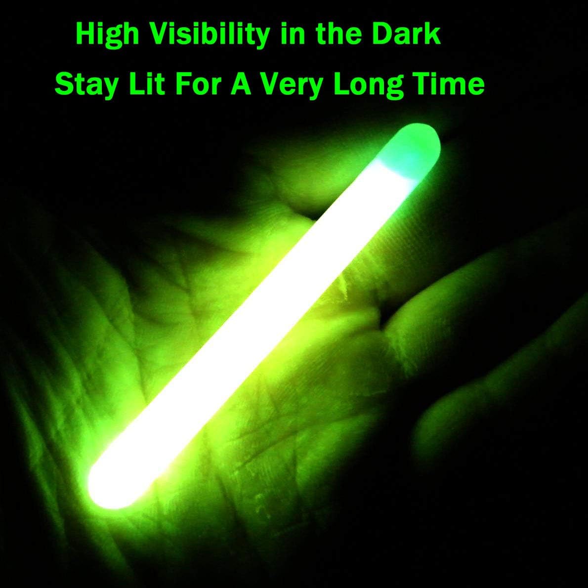 QualyQualy Fishing Glow Sticks for Bobbers 1" 1.5" 2" 3" Fishing Bobber Lights, Fishing Rod Bell Alarm Lights, Bobber Glow Sticks Bulk Kit 10-250Pcs
