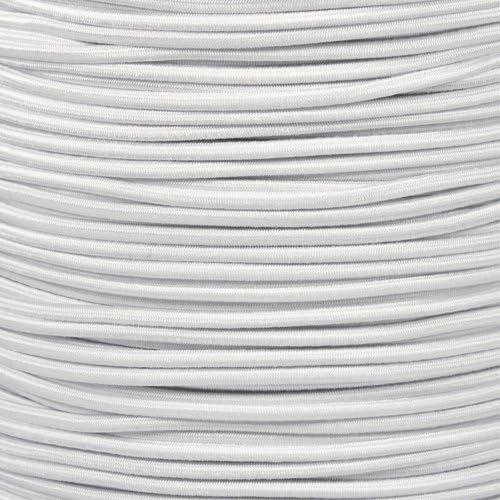 Paracord Planet 1/8 Inch Shock Cord – Nylon Bungee Cord for Crafting, Home Improvement, and General Indoor Use