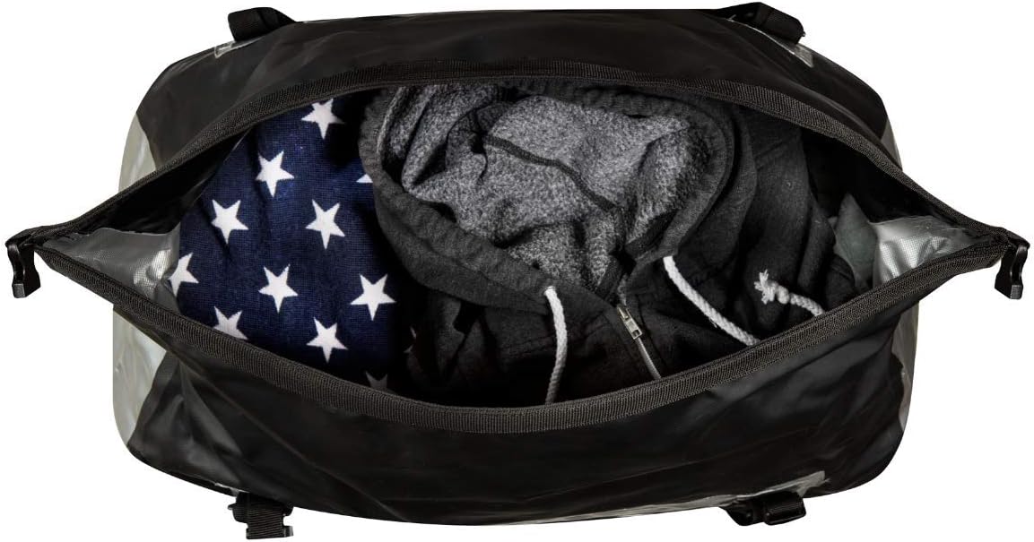 Extra Large Waterproof Duffle Travel Dry Duffel Bag | 60L Heavy Duty Gear Bag with Durable Straps & Handles for Kayaking Paddleboarding Boating Rafting Fishing