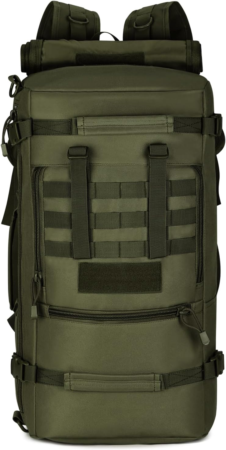 Huntvp 50L 3 Way Tactical Military MOLLE Assault Backpack Modular WR Bag