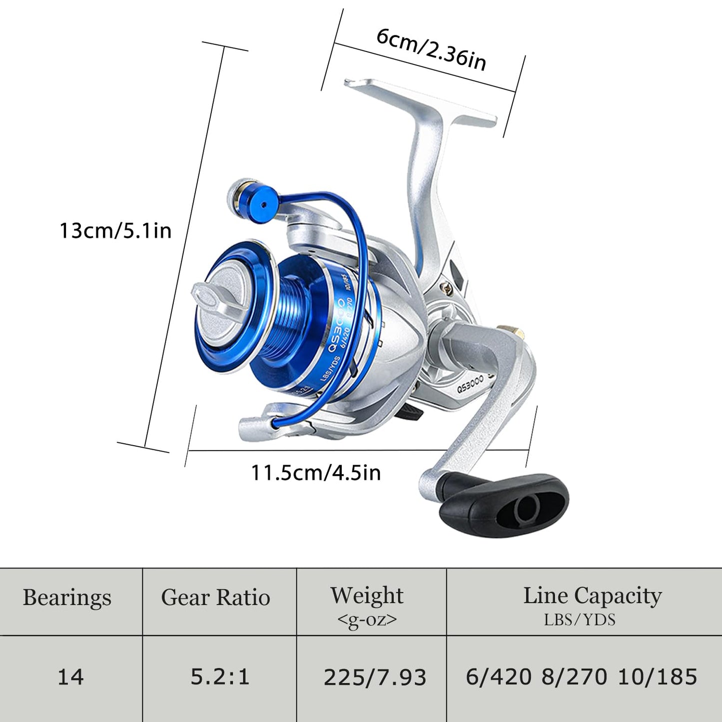 Fishing Pole Combo, 6.9ft 2Pcs Telescopic Rods Set, Collapsible Carbon Fiber Fishing Rods, 2PCS Spinning Reel Set with Carrier Bag Freshwater Fishing Rod and Reel Combos Kits(Blue and Purple)