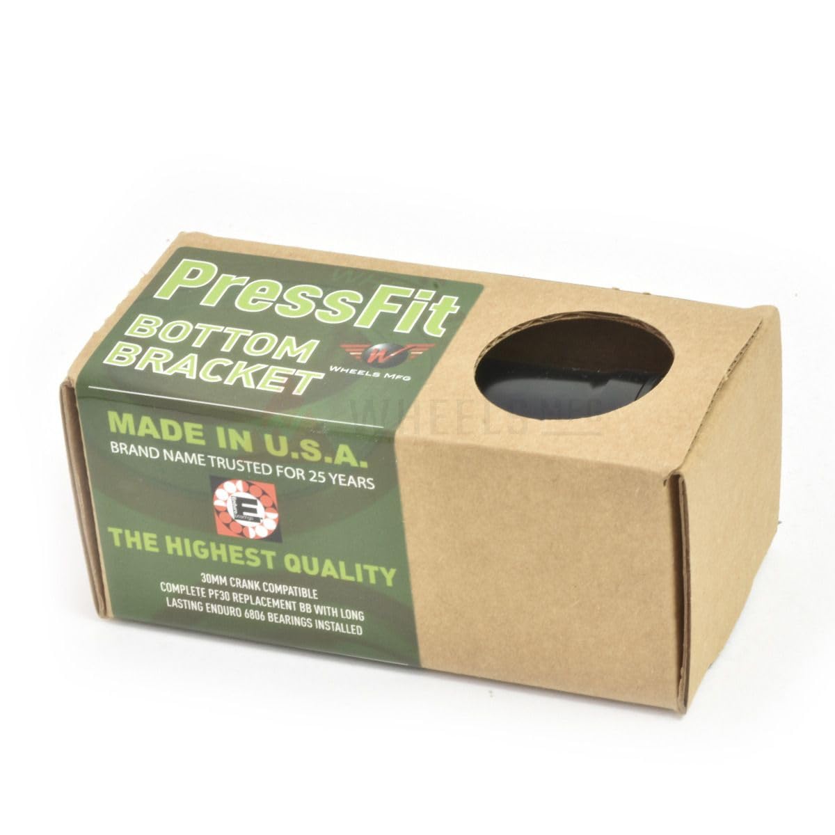 Wheels Manufacturing PF30 Threaded Angular Contact Bearings for 30mm Black,One Size,PF30-THD-AC