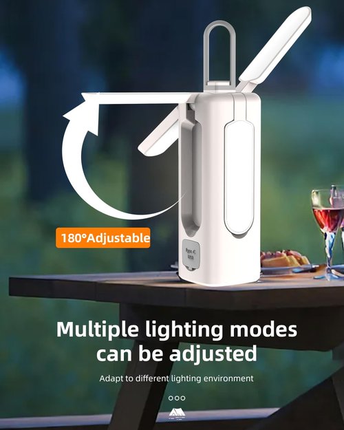 ZUKVYE Rechargeable LED Camping Lantern - Waterproof Tent Light with 8 Light Modes, Camping Essentials, Portable Lantern Flashlight for Camping, Hurricane, Emergency, Hiking, Fishing