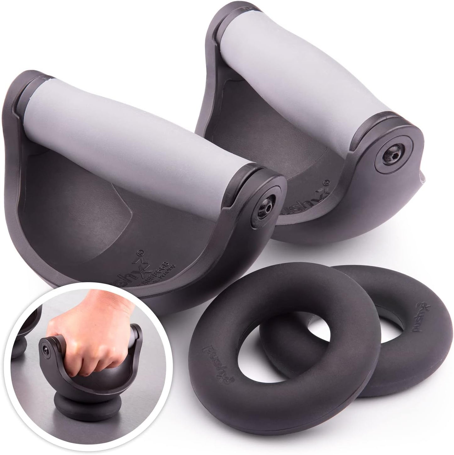Push Up Bars for Home Gym - Durable Fitness Equipment & Grip Strength Trainer