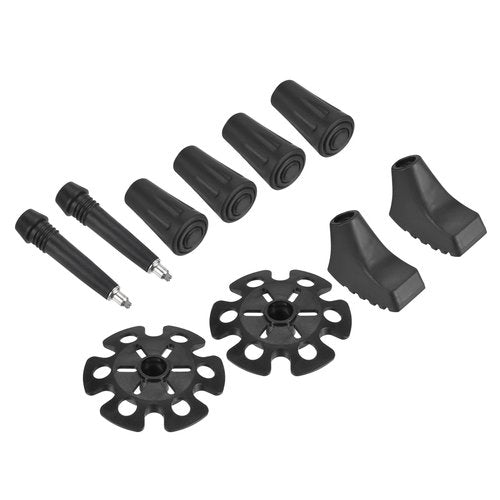 PATIKIL Trekking Pole Tips Accessories Set, 10 Pack Hiking Stick Tip Protectors Replacement for Outdoor Walking Hiking