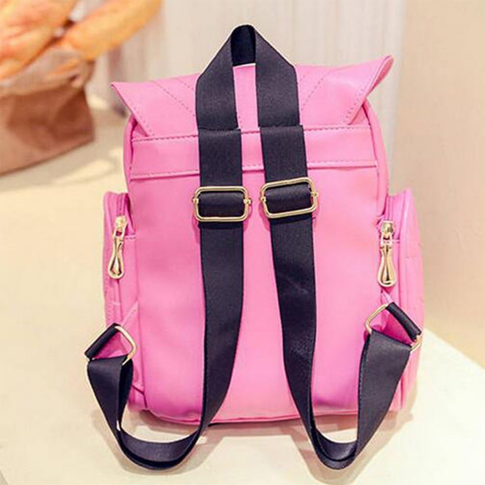 WYSBAOSHU Fashion Owl Backpack Women Pu Leather Mini Bag