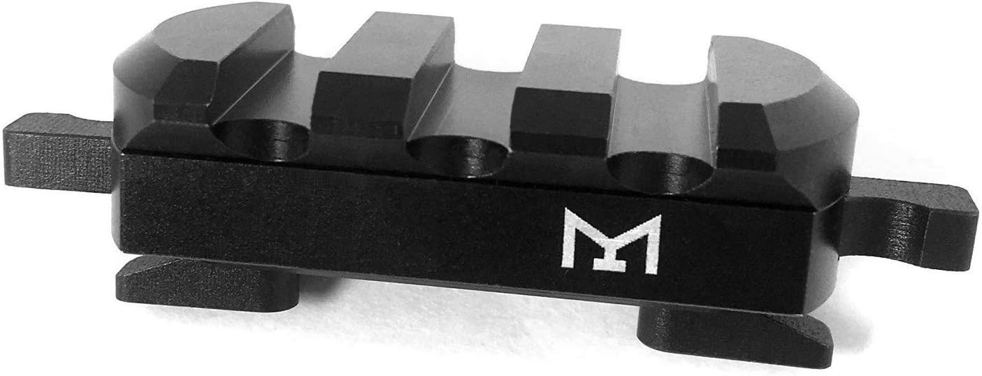 Modular Lock style 3 Rail Picatinny Quick Release Detach Tool-Free Adapter for Airsoft Rifle.