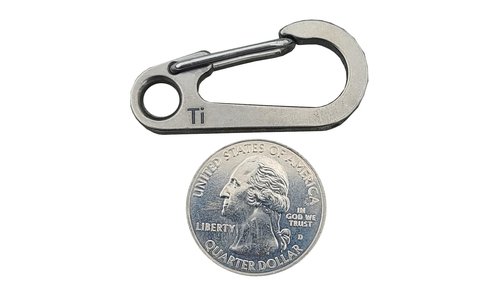 TrailLark Titanium Carabiner Small