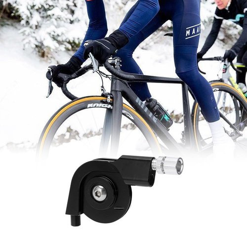 Lwuey V Brake Stroke Converter, Folding Bike V Brake Tension Adapter Brake Cable Aluminum Alloy CNC Machining Caliper Regulator Tensioning Adjust Gear Modification Tool for Road Cycling(Black)