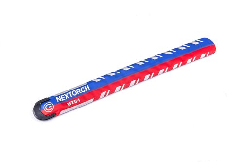 NEXTORCH Red and Blue Flashing Police Lights, Rechargeable LED Slap Bracelet Strobe Light for Police Law Enforcement Bike Riding Security, Night Safety Dog Walking Running Cycling Emergency 1 Pack