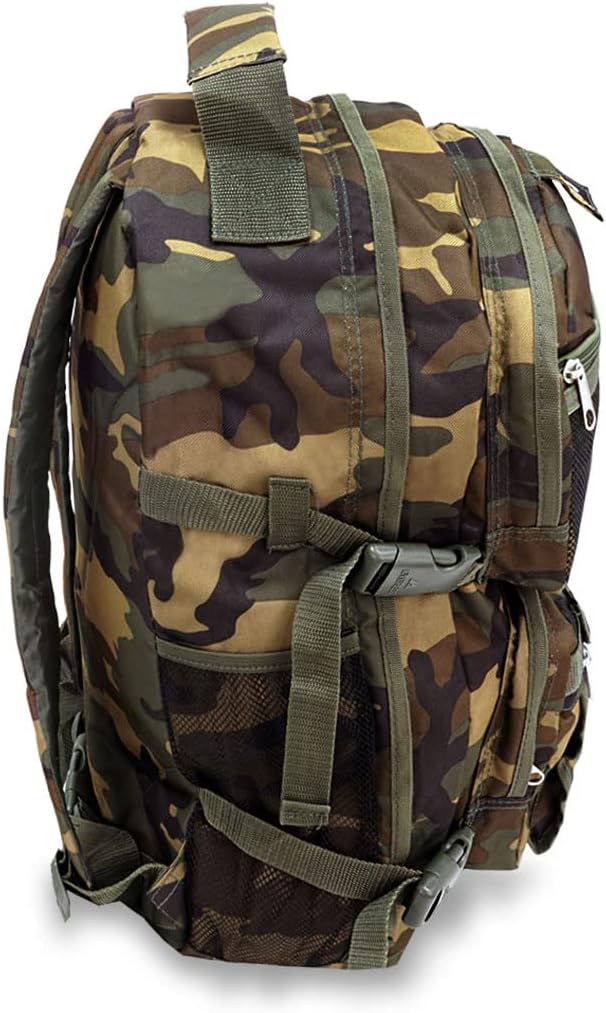Everest Woodland Camo Backpack - Oversized Camouflage Bag, One Size, Model C3045R