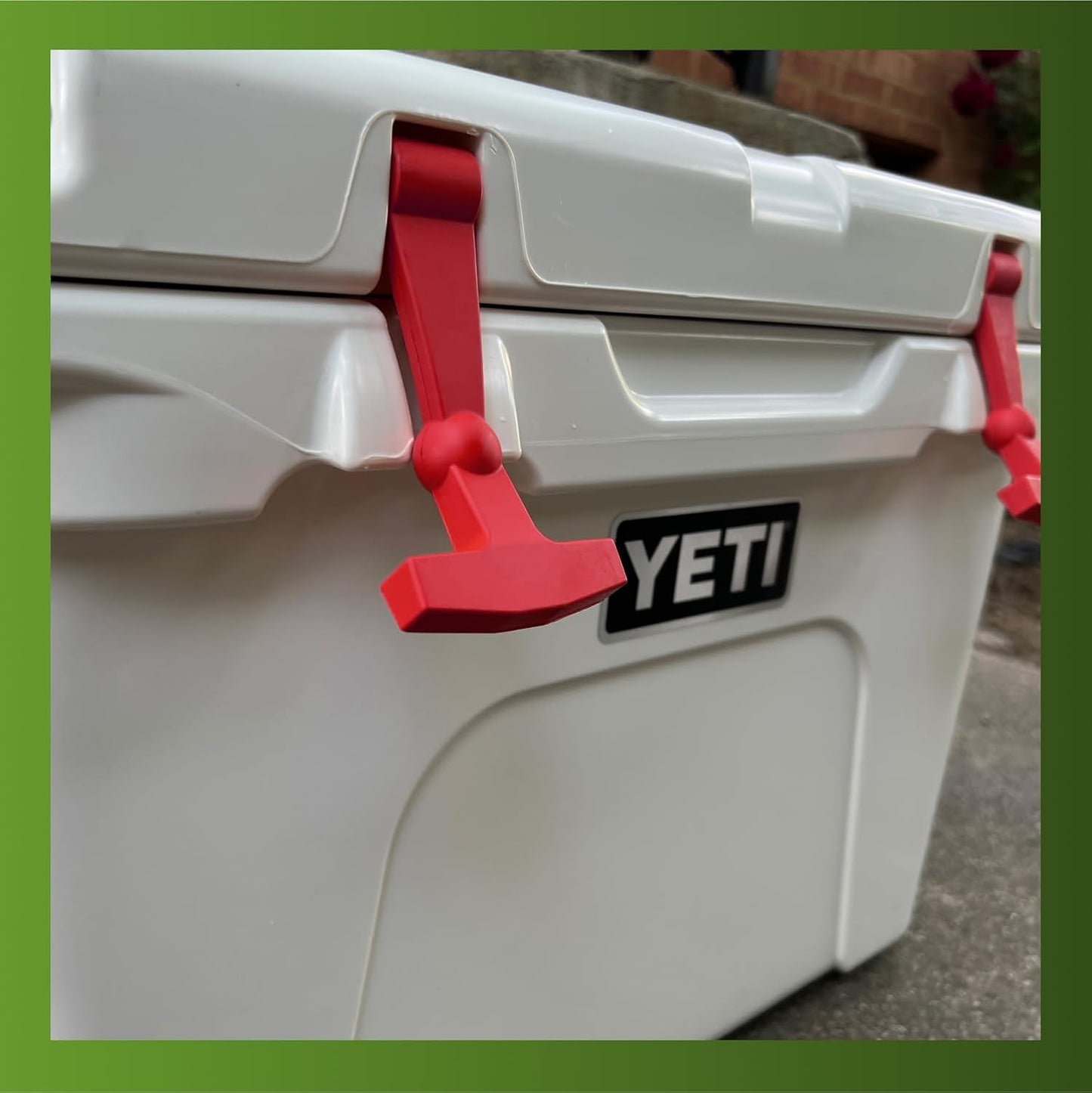 Beast Cooler Accessories 2-Pack Replacement Lid Latches for Yeti and RTIC - Black Rubber, Cooler Latches Replacement for Yeti, RTIC, and More - Hard Handle Grips, 20 Inches