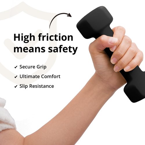 Portzon Weights Dumbbells Set with Various Color and Weights and Compatible, 1-15 LB, Anti-Slip, Anti-roll, Hex Shape