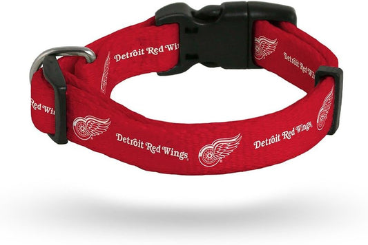 Rico Industries Detroit Red Wings NHL Team Color Polyester Pet Collar (S-L)