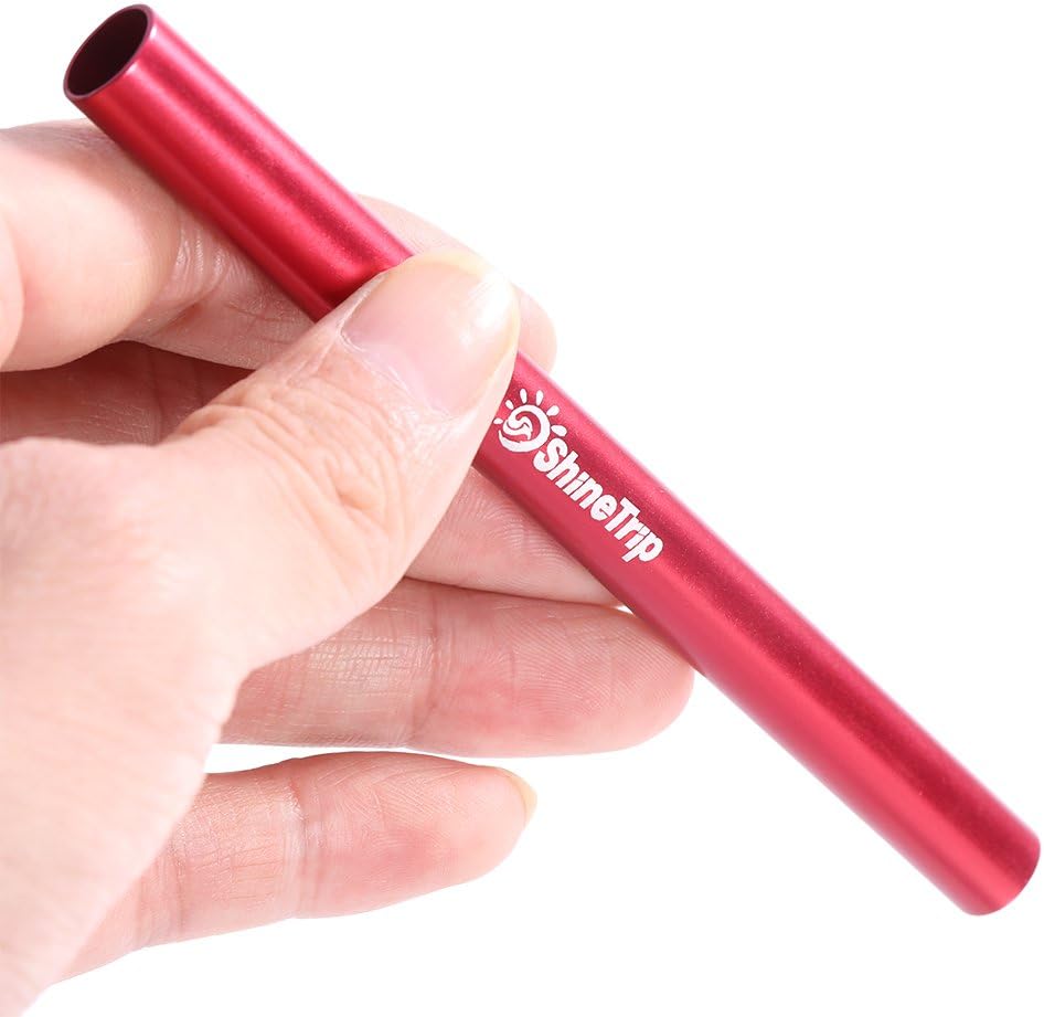 4Pcs Tent Repair Poles, Aluminium Alloy Tent Pole Replacement Tube Kit for Diameter 7.9-8.5mm Tent Poles Replacement Tent Pole Repair Kit