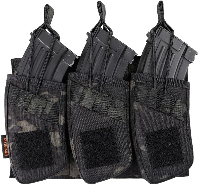EXCELLENT ELITE SPANKER Single/Double/Triple Open Top Molle Mag Pouch AK Magazine Pouch for AK47 AK74 AR-15 Pmags Magazine