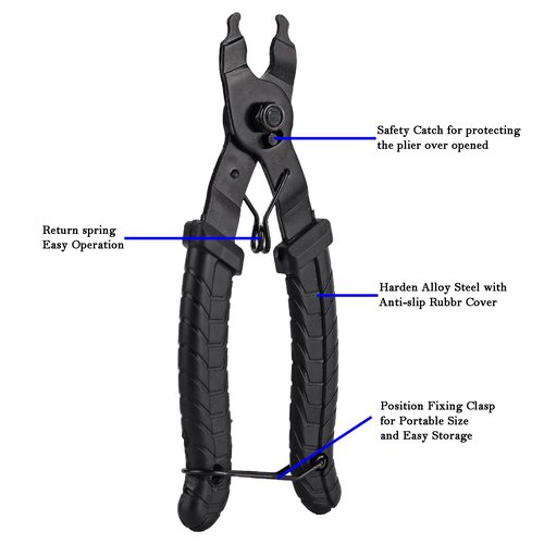COTOUXKER Bike Link Pliers, Bicycle Chain Tool for Bike Chain Link Quick Removal Repair