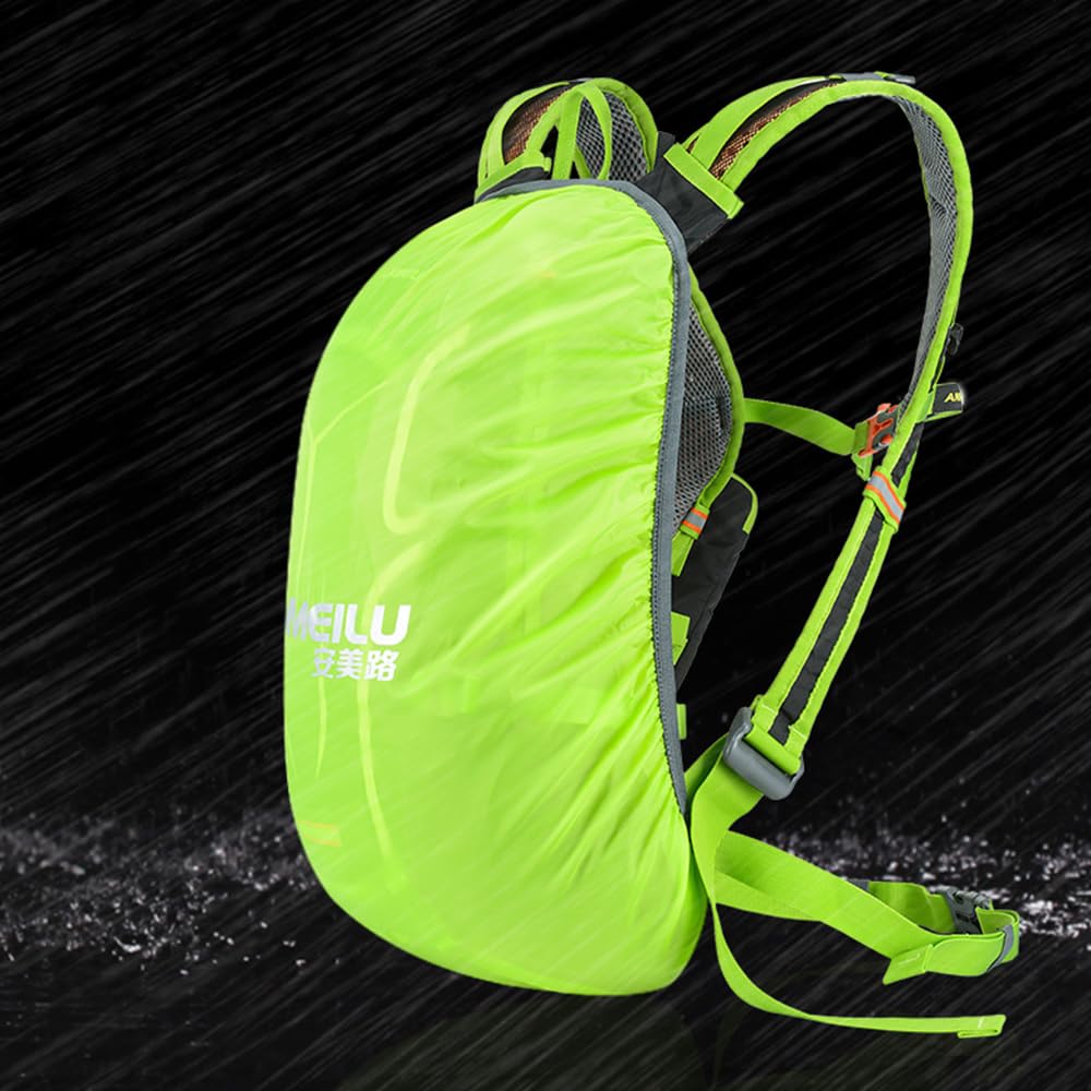 ANMEILU Outdoor Cycling Hydration Pack, 18L Bicycle Backpack, Black, Adjustable Straps, Hiking, Cycling, Mountain Trekking