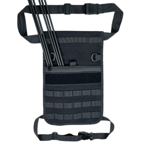 Otomitake Archery Hip Quiver Arrow Quiver 1000D Fabric Field Quiver Arrow Holder Bow Crossbow Quivers Waterproof Zipper Pocket and Waist Belt for Compound and Recurve Bow Hunting and Target Practice