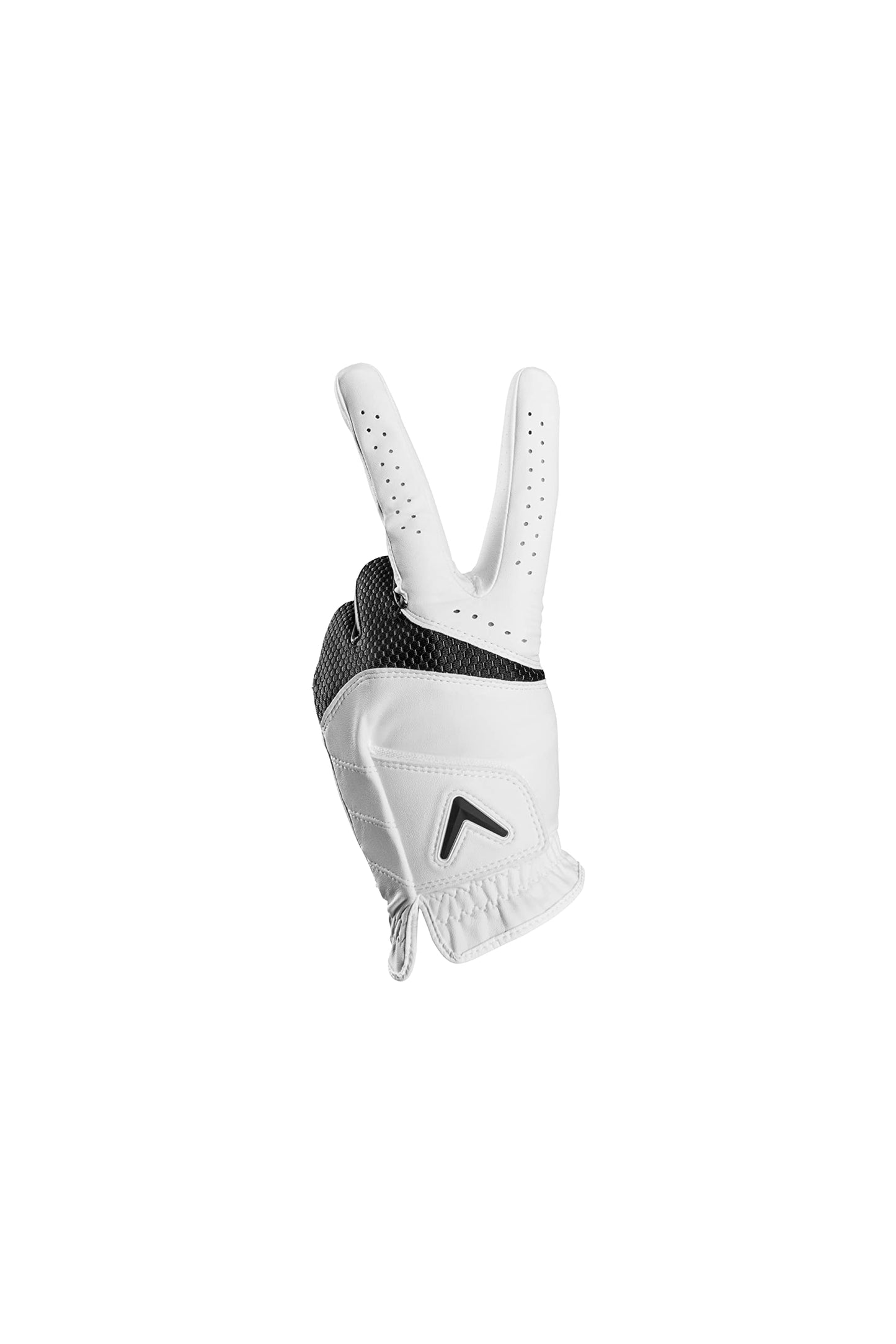 Callaway Golf Weather Spann Glove (Worn on Right Hand,White,Large,Ladies)